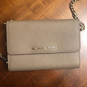 Michael Kors Crossbody Taupe Bag